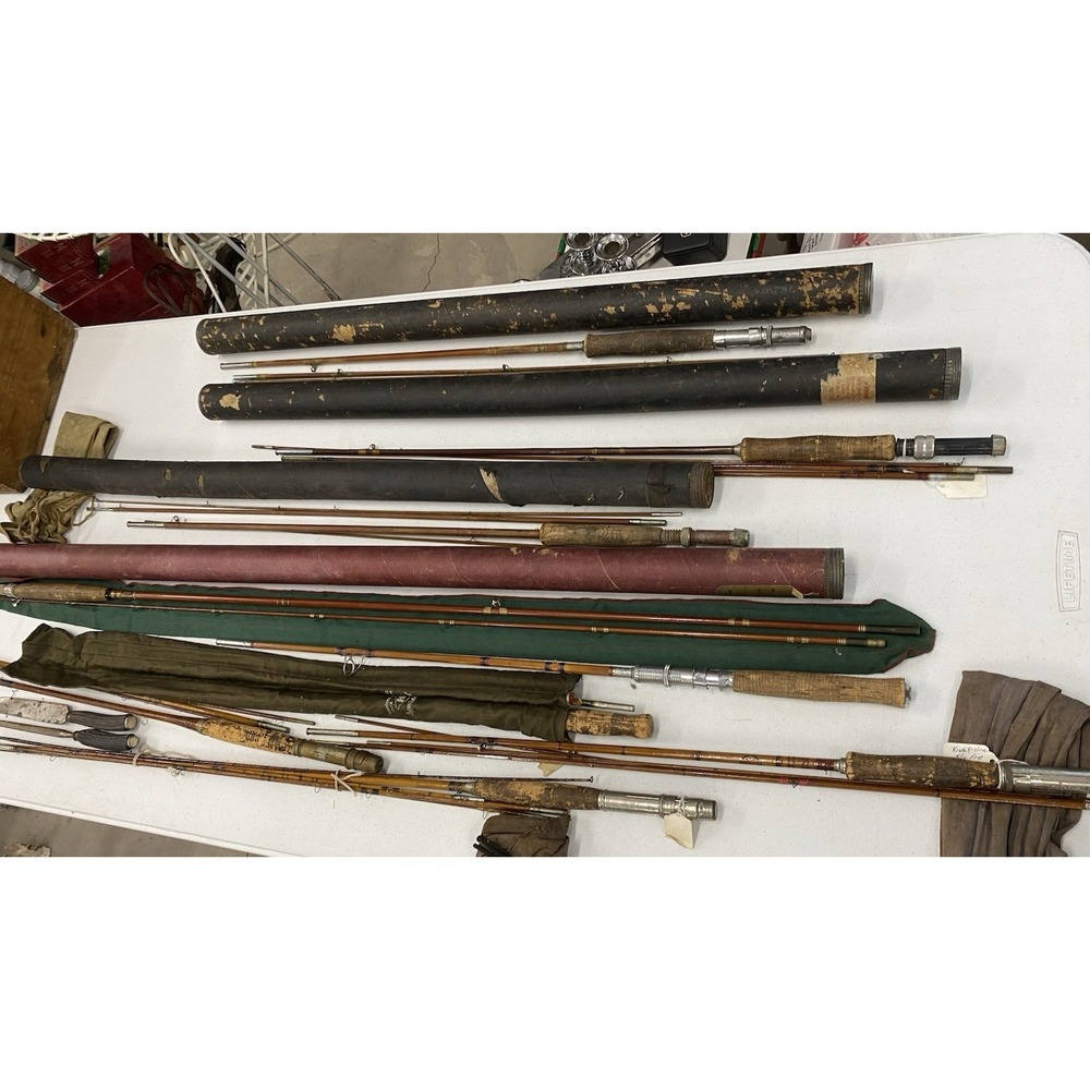 Lot Of Vintage Fly Fishing Rods